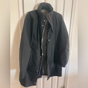 Prada Men's Black Raincoat